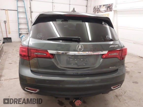 2015 Acura MDX Tech Pkg with VIN 5FRYD4H43FB015168, listed as a IAAI auction lot 41342807 with 85,366 mi miles. Bid and sale history available at carsss.com. Image 16.