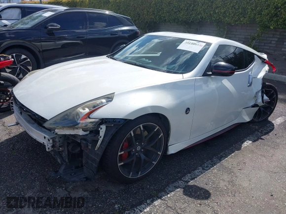 2017 Nissan 370Z with VIN JN1AZ4EH4HM950062, listed as a IAAI auction lot 39140973 with 86,259 mi miles. Bid and sale history available at carsss.com. Image 2.