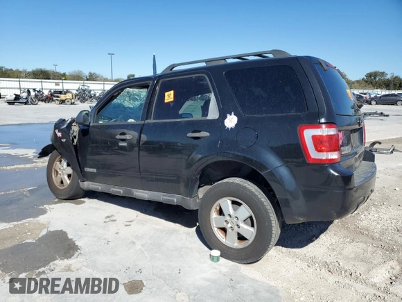 2008 Ford Escape XLT with VIN 1FMCU93118KC09754, listed as a Copart auction lot 45372295 with Not provided miles and Salvage title. Bid and sale history available at DreamBid. Image 2.