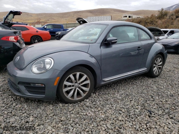 2017 Volkswagen Beetle 1.8T Fleet with VIN 3VWF17AT6HM629762, listed as a Copart auction lot 77987473 with 0 mi miles. Bid and sale history available at carsss.com. Image 1.