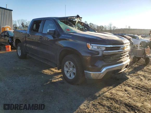 2023 Chevrolet Silverado 1500 LT with VIN 3GCPACEK8PG256190, listed as a Copart auction lot 88554125 with Not Provided miles and Salvage Title. Bid and sale history available at DreamBid. Image 4.