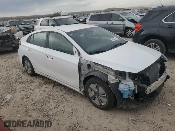 2019 Hyundai Ioniq Blue with VIN KMHC65LC8KU110221, listed as a Copart auction lot 53051765 with 62,030 mi miles and Salvage Title. Bid and sale history available at DreamBid. Image 4.