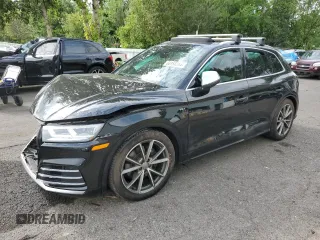 2018 Audi SQ5 Premium Plus with VIN WA1A4AFY8J2008942, listed as a Copart auction lot 68154264 with 99,918 mi miles and Salvage Title. Bid and sale history available at DreamBid. Image 1.