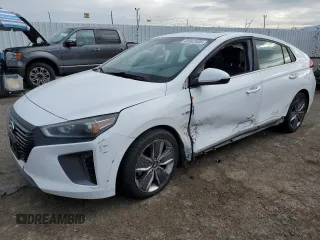 2017 Hyundai Ioniq Limited with VIN KMHC85LC8HU047253, listed as a Copart auction lot 48597485 with 137,003 mi miles and Salvage Title. Bid and sale history available at DreamBid. Image 1.