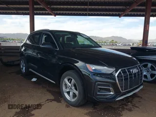 2021 Audi Q5 Premium with VIN WA1AAAFY0M2102651, listed as a IAAI auction lot 42357803 with 33,201 mi miles and . Bid and sale history available at DreamBid. Image 1.