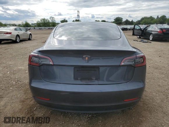 2023 Tesla Model 3 with VIN 5YJ3E1EA3PF672023, listed as a Copart auction lot 57571645 with 18,115 mi miles and Salvage title. Bid and sale history available at DreamBid. Image 6.