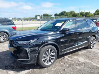 2025 Acura MDX w/Technology Package with VIN 5J8YD9H49SL003503, listed as a IAAI auction lot 41664451 with 3,574 mi miles. Bid and sale history available at carsss.com. Image 17.