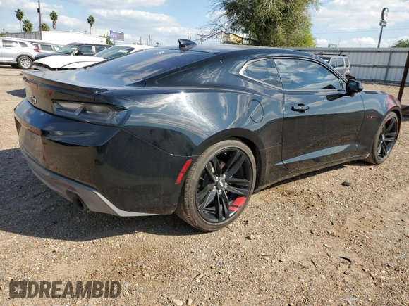 2018 Chevrolet Camaro 2LT with VIN 1G1FD1RX9J0139073, listed as a Copart auction lot 72998054 with 106,415 mi miles and Salvage Title. Bid and sale history available at carsss.com. Image 3.