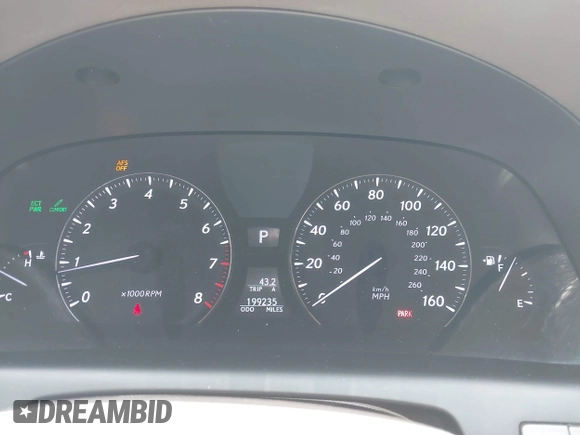 2010 Lexus LS 460 с VIN JTHCL5EF2A5007615, выставлен на аукционе IAAI как лот 42548904 с пробегом 199 235 миль миль и . История ставок и продаж доступна на DreamBid. Изображение 7.