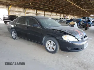 2014 Chevrolet Impala LS with VIN 2G1WA5E37E1172828, listed as a Copart auction lot 53988635 with 123,040 mi miles and Salvage Title. Bid and sale history available at DreamBid. Image 4.