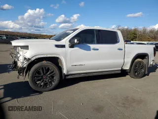 2021 GMC Sierra 1500 Denali z VIN 1GTU9FEL7MZ339403, wystawiony jako Copart lot #75620614 z przebiegiem 68 533 mil mil oraz Szkoda całkowita • Salvage title. Historia ofert i sprzedaży dostępna na DreamBid. Obrazek 1.