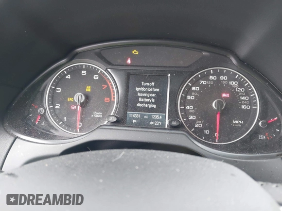 2014 Audi Q5 Premium Plus with VIN WA1LFAFP2EA018811, listed as a IAAI auction lot 41640414 with 114,331 mi miles. Bid and sale history available at carsss.com. Image 7.