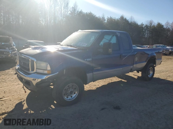 2003 Ford Super Duty F-250 XL with VIN 1FTNX21P03EC47776, listed as a Copart auction lot 46516615 with 0 mi miles and Salvage Title. Bid and sale history available at carsss.com. Image 1.