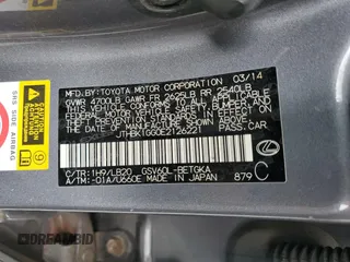 2014 Lexus ES 330 with VIN JTHBK1GG0E2126221, listed as a Copart auction lot 61949975 with 196,574 mi miles and Salvage title. Bid and sale history available at DreamBid. Image 13.