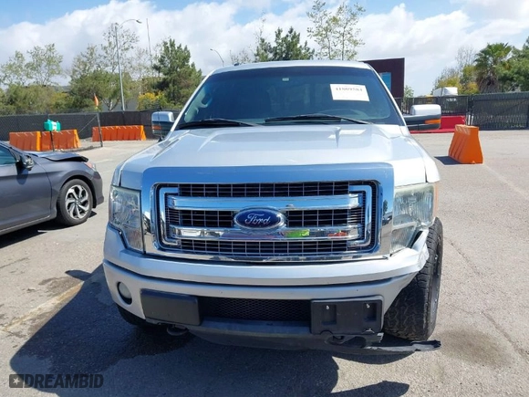 2013 Ford F-150 XL with VIN 1FTFW1ETXDFB30887, listed as a IAAI auction lot 41809584 with 191,496 mi miles. Bid and sale history available at carsss.com. Image 12.