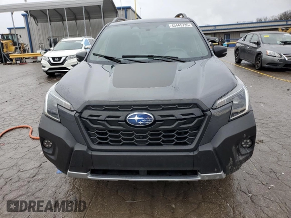2023 Subaru Forester Wilderness with VIN JF2SKAMC4PH417969, listed as a Copart auction lot 43445735 with 75,358 mi miles and Salvage Title. Bid and sale history available at carsss.com. Image 5.