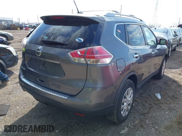 2016 Nissan Rogue S with VIN KNMAT2MT4GP661530, listed as a IAAI auction lot 42011341 with 107,498 mi miles and . Bid and sale history available at DreamBid. Image 4.