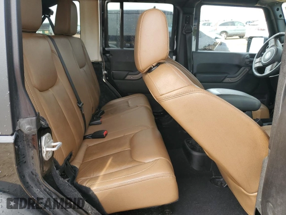 2013 Jeep Wrangler Unlimited Sahara with VIN 1C4BJWEG8DL584909, listed as a Copart auction lot 58520555 with 91,633 mi miles and Salvage title. Bid and sale history available at DreamBid. Image 10.