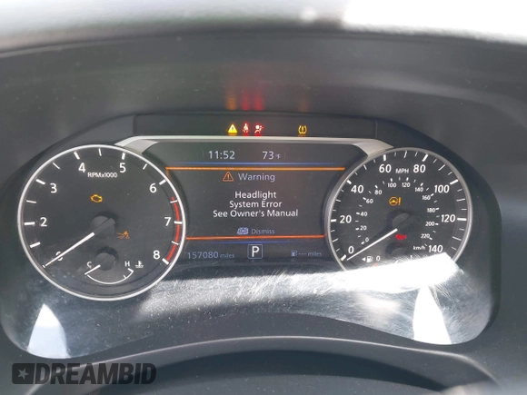 2019 Nissan Altima SL with VIN 1N4BL4EV1KC187977, listed as a IAAI auction lot 42001125 with 157,080 mi miles and . Bid and sale history available at DreamBid. Image 7.