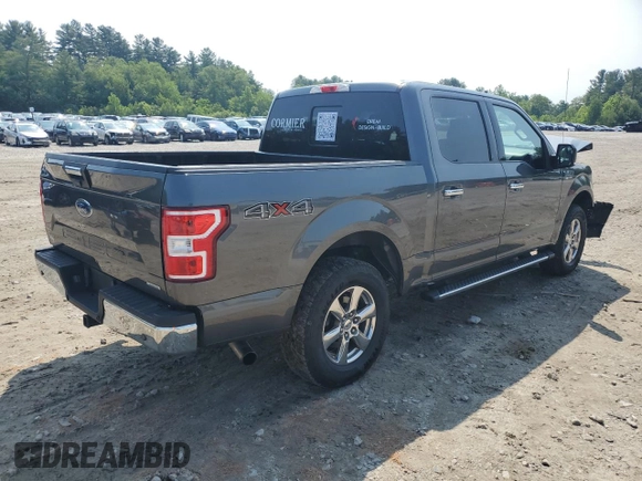 2019 Ford F-150 XL with VIN 1FTEW1EP7KFA47638, listed as a Copart auction lot 60193125 with 127,022 mi miles and Salvage title. Bid and sale history available at DreamBid. Image 3.