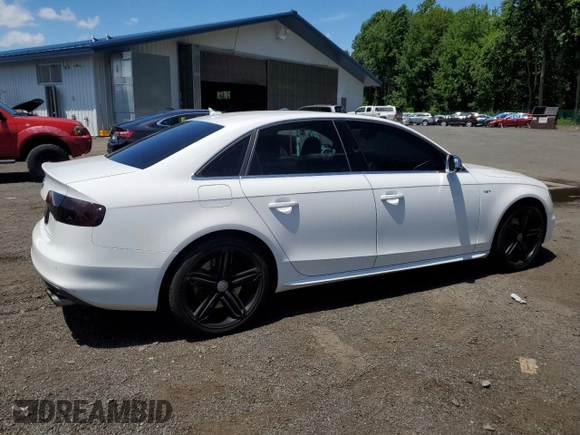 2015 Audi S4 Premium Plus with VIN WAUBGAFL1FA133149, listed as a Copart auction lot 62794864 with 125,194 mi miles and Salvage Title. Bid and sale history available at carsss.com. Image 3.