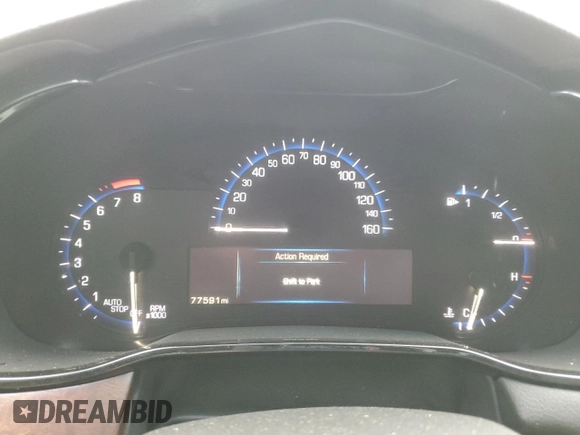 2016 Cadillac CTS Luxury Collection AWD with VIN 1G6AX5SX4G0101062, listed as a Copart auction lot 51781505 with 77,591 mi miles and Salvage Title. Bid and sale history available at DreamBid. Image 9.