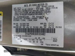 2013 Ford Fusion SE z VIN 3FA6P0HR3DR103482, wystawiony jako IAAI lot #42030104 z przebiegiem 217 329 mil mil oraz . Historia ofert i sprzedaży dostępna na DreamBid. Obrazek 9.