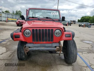 2000 Jeep Wrangler SE with VIN 1J4FA29P6YP793045, listed as a Copart auction lot 58756715 with 202,110 mi miles and Salvage title. Bid and sale history available at DreamBid. Image 5.