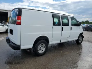 2008 Chevrolet Express Cargo with VIN 1GCGG25C781137094, listed as a Copart auction lot 56494395 with 100,037 mi miles and Salvage title. Bid and sale history available at DreamBid. Image 3.