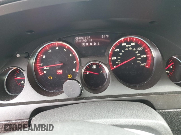 2008 GMC Acadia SLT1 with VIN 1GKEV23748J201387, listed as a Copart auction lot 51902465 with 233,190 mi miles and Salvage Title. Bid and sale history available at DreamBid. Image 9.