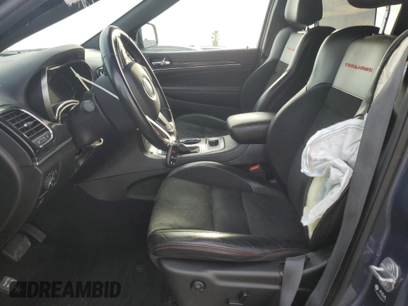 2021 Jeep Grand Cherokee Trailhawk with VIN 1C4RJFLG0MC525273, listed as a Copart auction lot 49632275 with 57,452 mi miles and Salvage title. Bid and sale history available at DreamBid. Image 7.