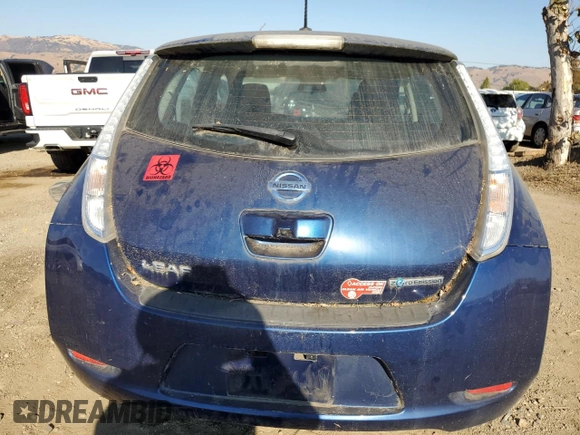 2017 Nissan LEAF S with VIN 1N4BZ0CP3HC303006, listed as a Copart auction lot 70925664 with 0 mi miles and Clean Title. Bid and sale history available at carsss.com. Image 6.