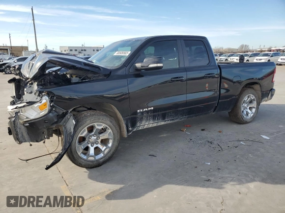 2020 Ram 1500 Big Horn with VIN 1C6RREBT8LN253003, listed as a Copart auction lot 88509565 with 67,153 mi miles and Salvage title. Bid and sale history available at DreamBid. Image 1.