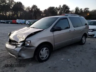 2002 Toyota Sienna LE with VIN 4T3ZF13C12U498273, listed as a Copart auction lot 82745224 with 144,265 mi miles and Non Repairable. Bid and sale history available at carsss.com. Image 1.