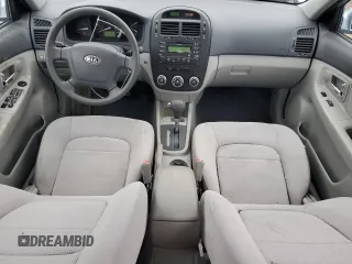 2008 Kia Spectra EX with VIN KNAFE121085561270, listed as a Copart auction lot 81918313 with 96,708 mi miles and Clean Title. Bid and sale history available at carsss.com. Image 8.