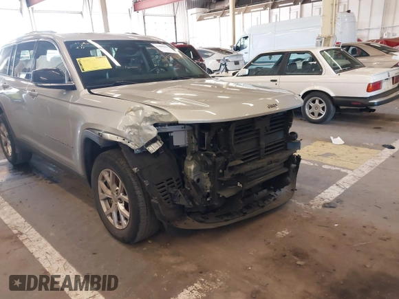2021 Jeep Grand Cherokee Limited with VIN 1C4RJKBG2M8121372, listed as a IAAI auction lot 41808503 with 59,668 mi miles and . Bid and sale history available at DreamBid. Image 20.