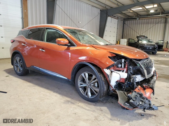 2019 Nissan Murano SV with VIN 5N1AZ2MJXKN116901, listed as a Copart auction lot 47954835 with 88,180 mi miles and Salvage Title. Bid and sale history available at carsss.com. Image 4.