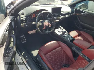 2018 Audi S5 Premium Plus z VIN WAUY4GF59JN004438, wystawiony jako Copart lot #57153865 z przebiegiem 24 970 mil mil oraz Szkody całkowita. Historia ofert i sprzedaży dostępna na DreamBid. Obrazek 8.