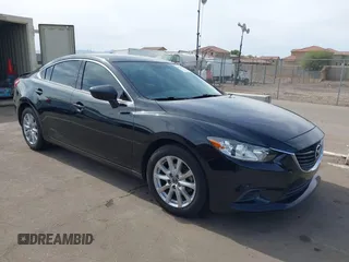 2015 Mazda 6 i Sport with VIN JM1GJ1U58F1190298, listed as a IAAI auction lot 41576830 with 153,142 mi miles. Bid and sale history available at carsss.com. Image 1.