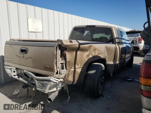 2000 GMC New Sierra 1500 SL with VIN 1GTEC19V8YZ152553, listed as a Copart auction lot 74640134 with 0 mi miles and Non Repairable. Bid and sale history available at carsss.com. Image 3.
