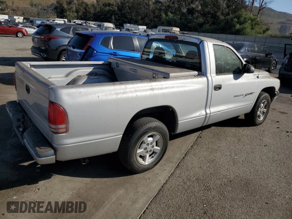 2001 Dodge Dakota with VIN 1B7FL26X71S150095, listed as a Copart auction lot 69853224 with 99,736 mi miles and Clean Title. Bid and sale history available at carsss.com. Image 3.