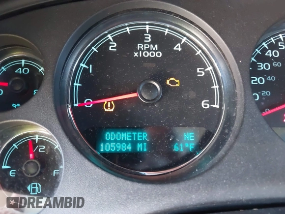 2012 Chevrolet Tahoe LS with VIN 1GNSCAE06CR141256, listed as a IAAI auction lot 41806708 with 105,984 mi miles and . Bid and sale history available at DreamBid. Image 15.