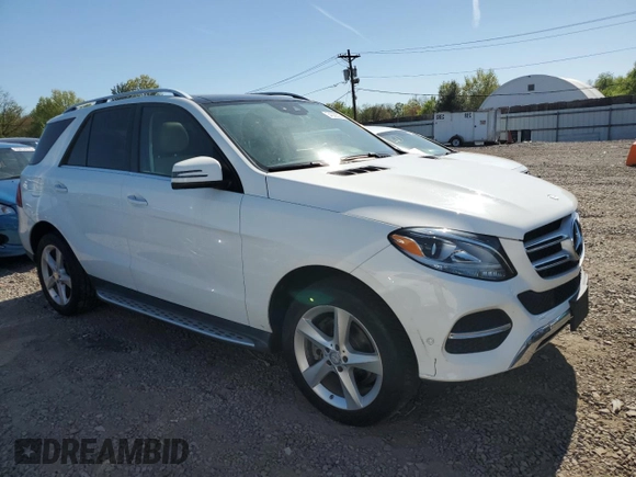 2017 Mercedes-Benz GLE 350 with VIN 4JGDA5HB2HA845922, listed as a Copart auction lot 54329535 with 83,124 mi miles and Salvage title. Bid and sale history available at DreamBid. Image 4.
