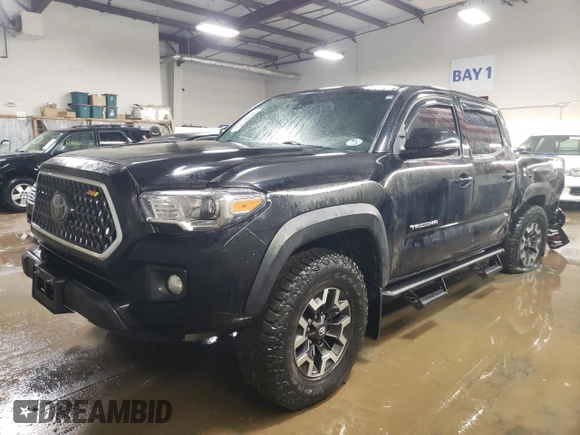 2018 Toyota Tacoma SR with VIN 3TMCZ5AN8JM157719, listed as a Copart auction lot 50548715 with 107,453 mi miles and Salvage Title. Bid and sale history available at carsss.com. Image 1.