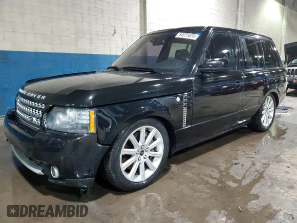 2012 Land Rover Range Rover SC with VIN SALMF1E44CA375043, listed as a Copart auction lot 84975824 with Not provided miles and Clean title. Bid and sale history available at DreamBid. Image 1.