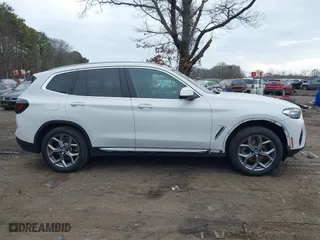 2023 BMW X3 xDrive30i with VIN 5UX53DP05P9T22681, listed as a IAAI auction lot 41646499 with 18,307 mi miles. Bid and sale history available at carsss.com. Image 13.