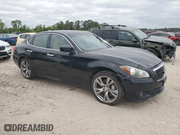 2013 Infiniti M z VIN JN1BY1AP8DM514263, wystawiony jako Copart lot #52756375 z przebiegiem Nie podano mil oraz Szkoda całkowita • Salvage title. Historia ofert i sprzedaży dostępna na DreamBid. Obrazek 4.