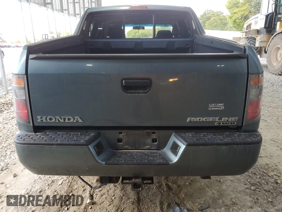 2006 Honda Ridgeline RT with VIN 2HJYK16216H550030, listed as a Copart auction lot 73115034 with 227,375 mi miles and Salvage Title. Bid and sale history available at carsss.com. Image 6.
