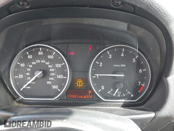2013 BMW 1 Series 128i with VIN WBAUN1C54DVR01541, listed as a IAAI auction lot 42802640 with 119,881 mi miles and . Bid and sale history available at DreamBid. Image 7.