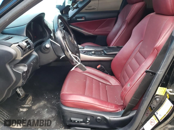 2017 Lexus IS 350 with VIN JTHBE1D22H5030500, listed as a Copart auction lot 80878414 with 76,788 mi miles and Salvage Title. Bid and sale history available at DreamBid. Image 7.